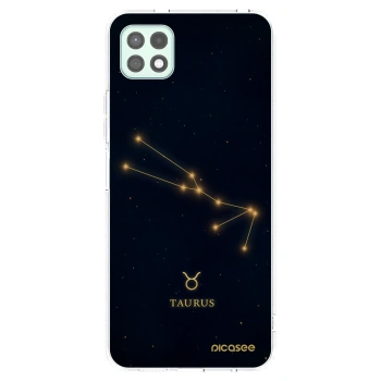 Picasee silikonowe przeźroczyste etui na Samsung Galaxy A22 A226B 5G - TAURUS
