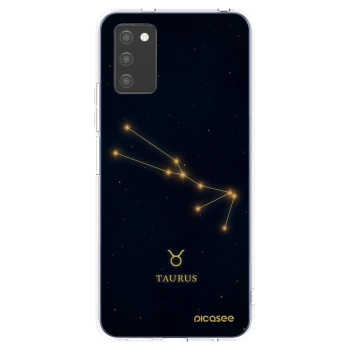 Picasee silikonowe przeźroczyste etui na Samsung Galaxy A02s A025G - TAURUS