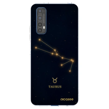 Picasee silikonowe przeźroczyste etui na Realme 7 - TAURUS