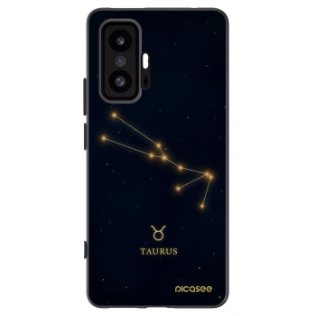 Picasee silikonowe czarne etui na Xiaomi 11T - TAURUS
