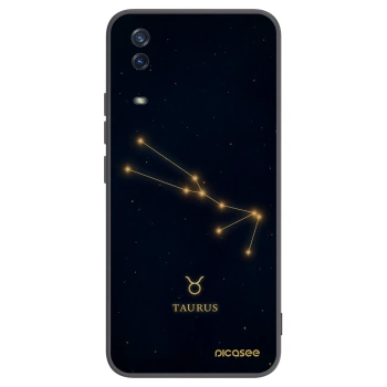 Picasee silikonowe czarne etui na Vivo Y11s - TAURUS