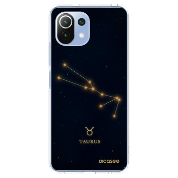 Picasee silikonowe przeźroczyste etui na Xiaomi 11 Lite 5G NE - TAURUS