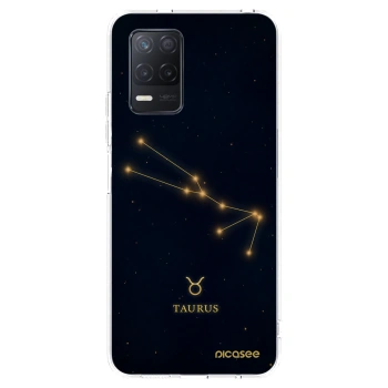 Picasee silikonowe przeźroczyste etui na Realme 8 5G - TAURUS