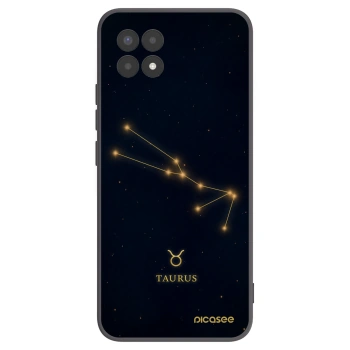 Picasee silikonowe czarne etui na Realme 8i - TAURUS