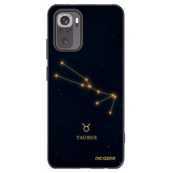 Picasee silikonowe czarne etui na Xiaomi Redmi Note 11S 4G - TAURUS