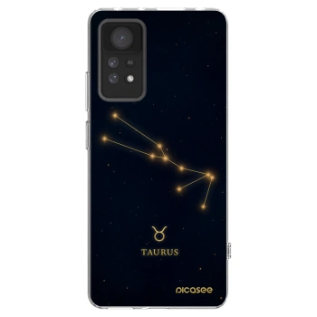 Picasee silikonowe przeźroczyste etui na Xiaomi Redmi Note 11 Pro 5G - TAURUS