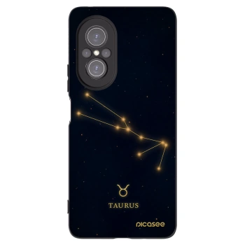 Picasee silikonowe czarne etui na Huawei Nova 9 SE - TAURUS