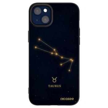Picasee silikonowe czarne etui na Apple iPhone 14 Plus - TAURUS