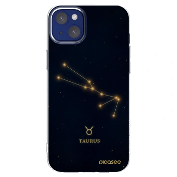 Picasee silikonowe przeźroczyste etui na Apple iPhone 14 Plus - TAURUS