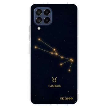 Picasee silikonowe przeźroczyste etui na Samsung Galaxy M53 5G - TAURUS