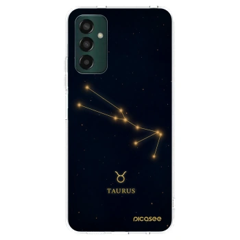 Picasee silikonowe przeźroczyste etui na Samsung Galaxy M13 M135F - TAURUS