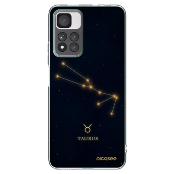 Picasee silikonowe przeźroczyste etui na Xiaomi Redmi Note 11 Pro+ 5G - TAURUS