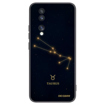 Picasee silikonowe czarne etui na Honor 70 - TAURUS