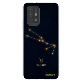 Picasee silikonowe przeźroczyste etui na OPPO A94 5G - TAURUS
