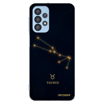Picasee silikonowe przeźroczyste etui na Samsung Galaxy A23 A235F 4G - TAURUS