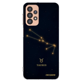 Picasee silikonowe przeźroczyste etui na Samsung Galaxy A23 A236B 5G - TAURUS