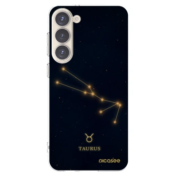 Picasee silikonowe przeźroczyste etui na Samsung Galaxy S23+ 5G - TAURUS