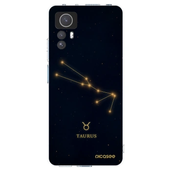 Picasee silikonowe przeźroczyste etui na Xiaomi Redmi Note 12S - TAURUS