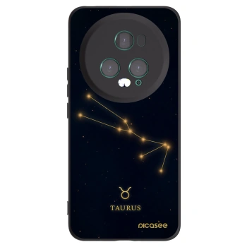 Picasee silikonowe czarne etui na Honor Magic5 Pro - TAURUS