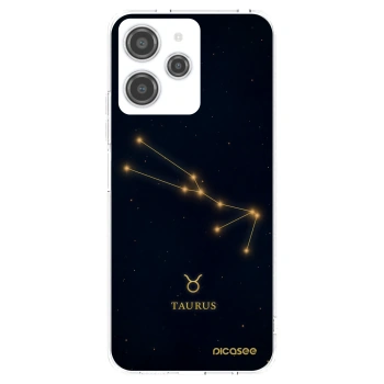 Picasee silikonowe przeźroczyste etui na Xiaomi Redmi 12 4G - TAURUS