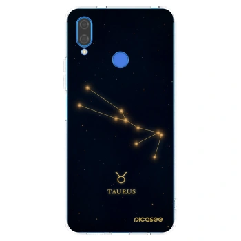 Picasee silikonowe przeźroczyste etui na Huawei Nova 3i - TAURUS