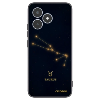Picasee silikonowe czarne etui na Realme C53 - TAURUS