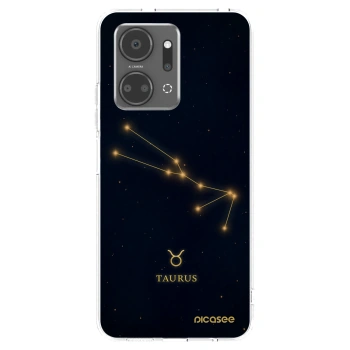 Picasee silikonowe przeźroczyste etui na Honor X7a - TAURUS