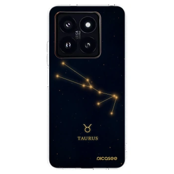 Picasee silikonowe przeźroczyste etui na Xiaomi 14 Pro - TAURUS