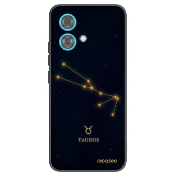 Picasee silikonowe czarne etui na Motorola Edge 40 Neo - TAURUS