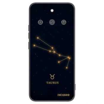 Picasee silikonowe czarne etui na Realme 11 Pro+ - TAURUS