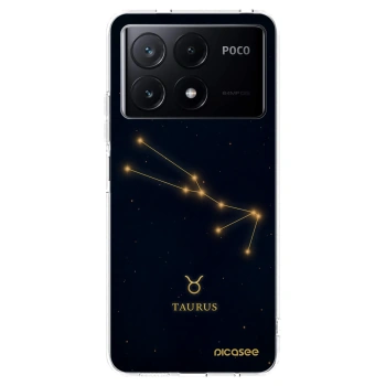 Picasee silikonowe przeźroczyste etui na Xiaomi Poco X6 Pro - TAURUS