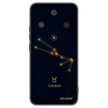 Picasee silikonowe czarne etui na Honor Magic6 Lite 5G - TAURUS
