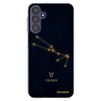 Picasee silikonowe przeźroczyste etui na Samsung Galaxy A15 A155F 4G - TAURUS