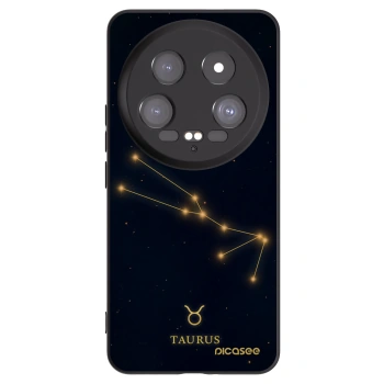 Picasee silikonowe czarne etui na Xiaomi 14 Ultra - TAURUS
