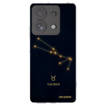 Picasee silikonowe przeźroczyste etui na Xiaomi Redmi Note 13 Pro 4G - TAURUS