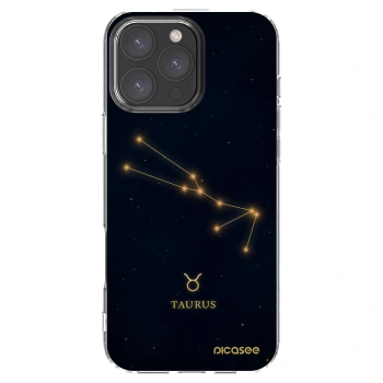 Picasee silikonowe przeźroczyste etui na Apple iPhone 16 Pro Max - TAURUS