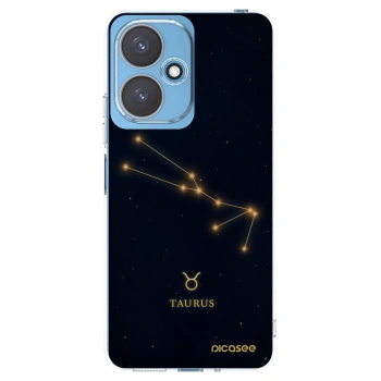 Picasee silikonowe przeźroczyste etui na Xiaomi Redmi 13C 5G - TAURUS