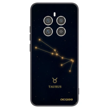 Picasee silikonowe czarne etui na Realme 12 Pro 5G - TAURUS