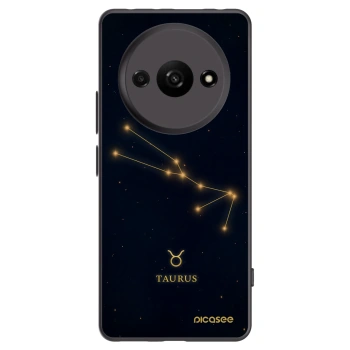 Picasee silikonowe czarne etui na Xiaomi Redmi A3 - TAURUS