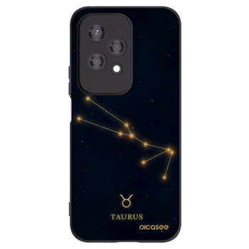 Picasee silikonowe czarne etui na Honor 200 Lite - TAURUS
