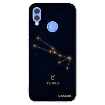 Picasee silikonowe przeźroczyste etui na Huawei P Smart 2019 - TAURUS