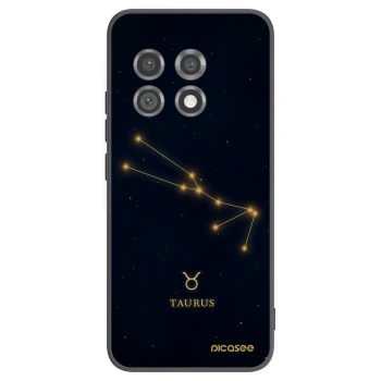 Picasee silikonowe czarne etui na OnePlus 11 5G - TAURUS