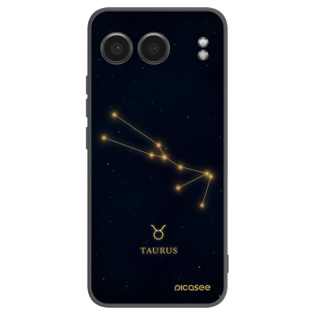 Picasee silikonowe czarne etui na OnePlus Nord 4 - TAURUS