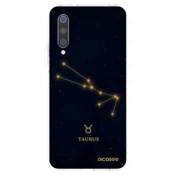 Picasee silikonowe przeźroczyste etui na Xiaomi Mi 9 - TAURUS