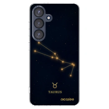 Picasee silikonowe przeźroczyste etui na Samsung Galaxy S25 5G - TAURUS
