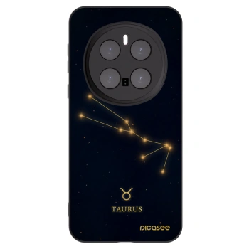 Picasee silikonowe czarne etui na Honor Magic7 Pro 5G - TAURUS