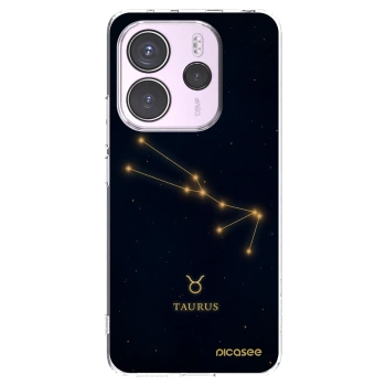 Picasee silikonowe przeźroczyste etui na Xiaomi Redmi Note 14 4G - TAURUS