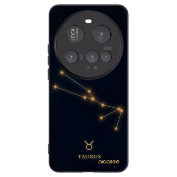 Picasee silikonowe czarne etui na Xiaomi 15 Ultra - TAURUS