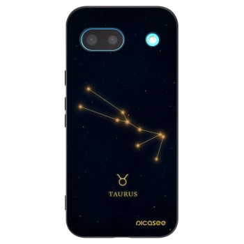 Picasee silikonowe czarne etui na Google Pixel 8 - TAURUS