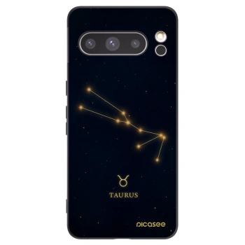 Picasee silikonowe czarne etui na Google Pixel 8 Pro - TAURUS